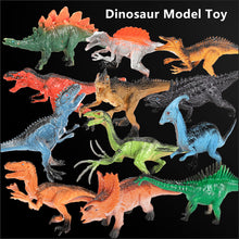 Load image into Gallery viewer, 12 styles 15cm Small Dinosaur Model Toy Jurassic Tyrannosaurus Raptor Triceratops Ankylosaur Stegosaurus Gift for Kids
