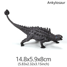 Load image into Gallery viewer, 12 styles 15cm Small Dinosaur Model Toy Jurassic Tyrannosaurus Raptor Triceratops Ankylosaur Stegosaurus Gift for Kids
