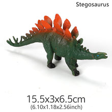 Load image into Gallery viewer, 12 styles 15cm Small Dinosaur Model Toy Jurassic Tyrannosaurus Raptor Triceratops Ankylosaur Stegosaurus Gift for Kids
