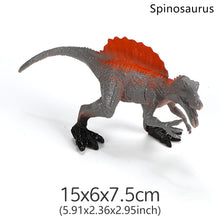 Load image into Gallery viewer, 12 styles 15cm Small Dinosaur Model Toy Jurassic Tyrannosaurus Raptor Triceratops Ankylosaur Stegosaurus Gift for Kids
