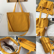 Load image into Gallery viewer, Women's Bag Casual Large Capacity Handbags Student Ins Waterproof Cross Bag Simple Fashion Sling Canvas Bag Zipper Crossbody Tote Shoulder Bags
