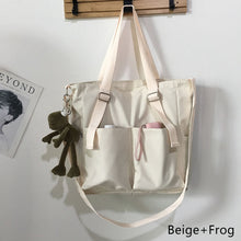 Load image into Gallery viewer, Women's Bag Casual Large Capacity Handbags Student Ins Waterproof Cross Bag Simple Fashion Sling Canvas Bag Zipper Crossbody Tote Shoulder Bags
