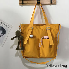 Load image into Gallery viewer, Women's Bag Casual Large Capacity Handbags Student Ins Waterproof Cross Bag Simple Fashion Sling Canvas Bag Zipper Crossbody Tote Shoulder Bags
