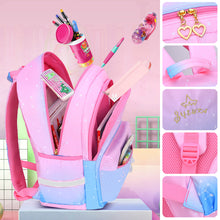 Load image into Gallery viewer, Waterproof Elementary School Bag 1-2-3-4-5-6 Grade Children Bag for 6-12 Years Old Decompression Primary Princess Backpack
