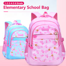 Load image into Gallery viewer, Waterproof Elementary School Bag 1-2-3-4-5-6 Grade Children Bag for 6-12 Years Decompression Primary Princess Backpack
