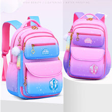 Load image into Gallery viewer, School Bag Kids Backpack Girls Princess Waterproof Children Elementary Shoulder Bag Backpack
