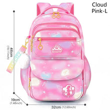 Load image into Gallery viewer, School Bag Kids Backpack Girls Princess Waterproof Children Elementary Shoulder Bag Backpack
