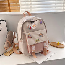 Load image into Gallery viewer, Large Capacity Shoulder Bag Casual Travel Backpack Korean Style Student Female Simple Schoolbag
