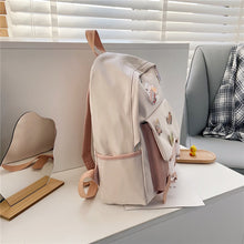 Load image into Gallery viewer, Large Capacity Shoulder Bag Casual Travel Backpack Korean Style Student Female Simple Schoolbag
