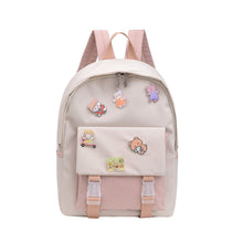 Load image into Gallery viewer, Large Capacity Shoulder Bag Casual Travel Backpack Korean Style Student Female Simple Schoolbag
