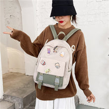 Load image into Gallery viewer, Large Capacity Shoulder Bag Casual Travel Backpack Korean Style Student Female Simple Schoolbag
