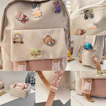 Load image into Gallery viewer, Large Capacity Shoulder Bag Casual Travel Backpack Korean Style Student Female Simple Schoolbag
