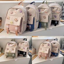 Load image into Gallery viewer, Large Capacity Shoulder Bag Casual Travel Backpack Korean Style Student Female Simple Schoolbag
