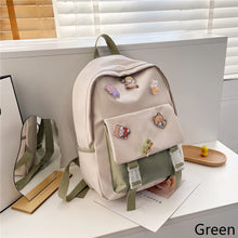 Load image into Gallery viewer, Large Capacity Shoulder Bag Casual Travel Backpack Korean Style Student Female Simple Schoolbag

