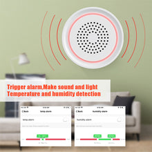 Load image into Gallery viewer, Tuya Smart Life 3 In 1 WiFi Siren Alarm Mini USB 85dB Alarm Siren Sensor Wireless Sound Light Alarm Home Security Alarm System
