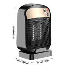Load image into Gallery viewer, 1500W PTC Electric Heater EU UK 220V Fast Heated Electric Heating Stove Radiator Handy Warmer Machine Fan Home Winter Warmer
