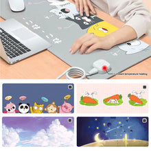 Load image into Gallery viewer, 80x33cm Smart Electric Heating Pad Office Desktop Heating Pad Warmtable Waterproof Mat Mouse Pad Winter
