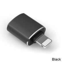 Load image into Gallery viewer, USB 3.0 OTG Adapter For iPhone 13 12 11 Pro XS Max XR X 8 Plus 7 6s iPad Lighting Male to USB 3.0 Adapter for iOS 13 above
