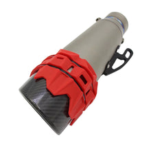 Load image into Gallery viewer, Universal Motorcycle Silencer Round Oval Exhaust Muffler Protector Cover For HONDA KTM Yamaha Husqvarna Dirt Pit Bike
