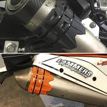 Load image into Gallery viewer, Universal Motorcycle Silencer Round Oval Exhaust Muffler Protector Cover For HONDA KTM Yamaha Husqvarna Dirt Pit Bike
