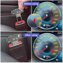 Load image into Gallery viewer, 2Pcs Bling Crystal Car Safety Belt Buckle Clip Car Seat Belt Stopper Plug Vehicle Mount Bottle Opener Universal Interior Accessories
