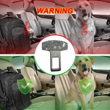 Load image into Gallery viewer, 2Pcs Bling Crystal Car Safety Belt Buckle Clip Car Seat Belt Stopper Plug Vehicle Mount Bottle Opener Universal Interior Accessories
