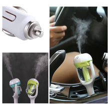 Load image into Gallery viewer, Mini Car Air Humidifier Steam Air Purifier Aroma Diffuser Essential Oil Aromatherapy Diffuser Mist Maker Sprayer For Car Clean
