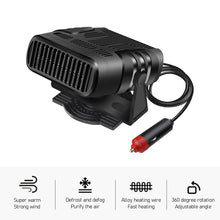 Load image into Gallery viewer, 2 IN 1 Car Heater 12V/24V Electric Cooling Heating Fan Portable Electric Dryer Windshield Demister Defroster Fan Car Ornaments
