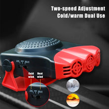 Load image into Gallery viewer, 12V150 Portable Auto Heater Defroster Demister Heater 360 Degree ABS Heating Cooling Fan For Cars Trucks Car Accessories

