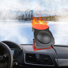 Load image into Gallery viewer, 12V150 Portable Auto Heater Defroster Demister Heater 360 Degree ABS Heating Cooling Fan For Cars Trucks Car Accessories
