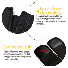 Load image into Gallery viewer, Abdominal Band Waistband Adjustable Three Row Buckle Belt Fat Burning Slimming Waistband for Men Women
