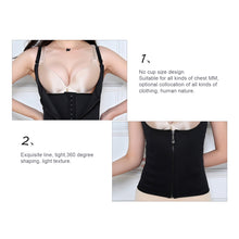 Load image into Gallery viewer, Zipper Body Shaping Corset Adjustable Three Row Buckle Body Shaping Corset Comfortable Breathable Corset for Women
