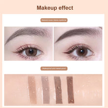 Load image into Gallery viewer, Natural Stereoscopic Eyebrow Cream Double Head Multifunctional Waterproof Sweatproof Non-smudging Eyebrow Cream Cosmetics
