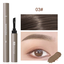Load image into Gallery viewer, Natural Stereoscopic Eyebrow Cream Double Head Multifunctional Waterproof Sweatproof Non-smudging Eyebrow Cream Cosmetics
