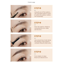 Load image into Gallery viewer, Natural Stereoscopic Eyebrow Cream Double Head Multifunctional Waterproof Sweatproof Non-smudging Eyebrow Cream Cosmetics
