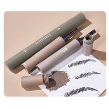 Load image into Gallery viewer, Natural Stereoscopic Eyebrow Cream Double Head Multifunctional Waterproof Sweatproof Non-smudging Eyebrow Cream Cosmetics
