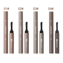 Load image into Gallery viewer, Natural Stereoscopic Eyebrow Cream Double Head Multifunctional Waterproof Sweatproof Non-smudging Eyebrow Cream Cosmetics
