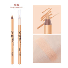 Load image into Gallery viewer, Wood Pole Concealer Pen Cover Dark Circles Spots Acne Marks Smooth Texture Face Concealer Pen Facial Makeup
