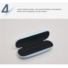 Load image into Gallery viewer, Fashion Portable PU Leather Glasses Case Sunglasses Reading Eyeglasses Box Simple laser Glasses Case for Men Women
