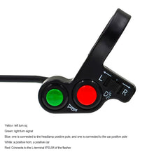 Load image into Gallery viewer, Multifunctional Motorcycle Handlebar Switch Headlight Horn Turn Signal Combination Electric Bike Scooter
