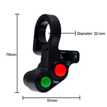 Load image into Gallery viewer, Multifunctional Motorcycle Handlebar Switch Headlight Horn Turn Signal Combination Electric Bike Scooter
