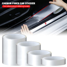 Load image into Gallery viewer, 3m/5m/10m Car Sticker 3D Carbon Fiber Auto Door Edge Protector Film Sill Trunk Body Anti Scratch Accessories Vinyl Stickers
