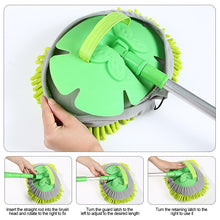 Load image into Gallery viewer, Car Washing Mop Super Absorbent Cleaning Brushes Mop Window Wash Tool Dust Soft Mop Two/Three Section Telescopic
