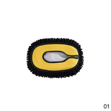 Load image into Gallery viewer, Three Section Telescopic Car Cleaning Brush Detailing Adjustable Wash Brush Telescoping Long Handle Cleaning Mop Chenille Broom Auto Accessories
