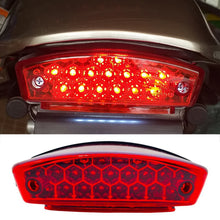 Load image into Gallery viewer, Universal Motorcycle Brake Light License Plate Rear Stop Indicator Tail Turn Signal Light Bulb 21LED
