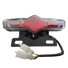 Load image into Gallery viewer, 12V/36V-60V Electric Bicycle Ebike Taillight Signal Rear Rack Lamp Tail Light Night Traffic Warning Light
