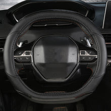 Load image into Gallery viewer, Car Steering Wheel Cover Carbon Fiber Four Seasons Steering Wheel Cover For Peugeot 3008 4008 5008

