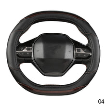 Load image into Gallery viewer, Car Steering Wheel Cover Carbon Fiber Four Seasons Steering Wheel Cover For Peugeot 3008 4008 5008
