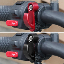 Load image into Gallery viewer, CNC Motorcycle Modified Upper Pump Side Hook E-bike UQI U+B Side Helmet Hook N1S Storage Hook Aluminum Alloy Pump Side Hook
