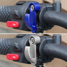 Load image into Gallery viewer, CNC Motorcycle Modified Upper Pump Side Hook E-bike UQI U+B Side Helmet Hook N1S Storage Hook Aluminum Alloy Pump Side Hook
